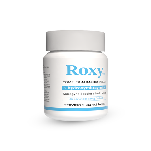 Roxy 16mg 7-Hydroxymitragynine 30 Tablets / Jar