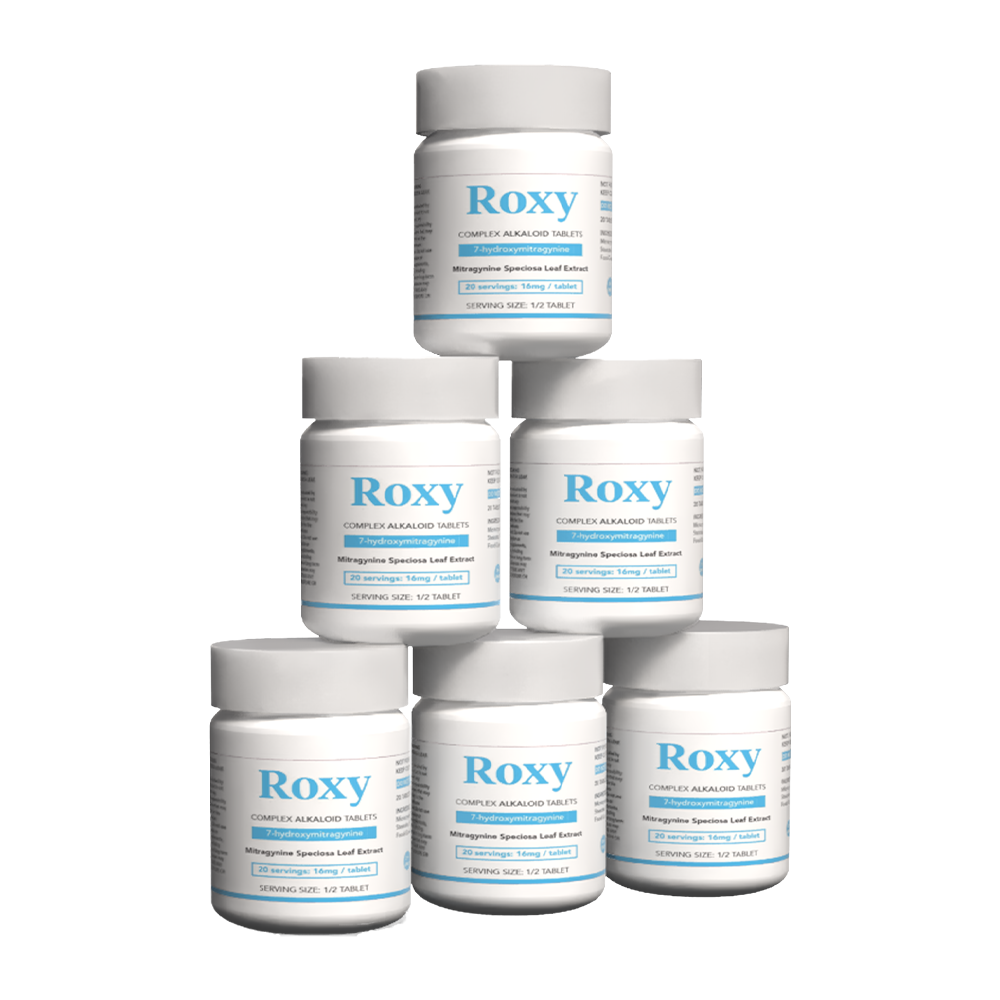 Roxy 16mg 7-Hydroxymitragynine 10 Tablets / Jar